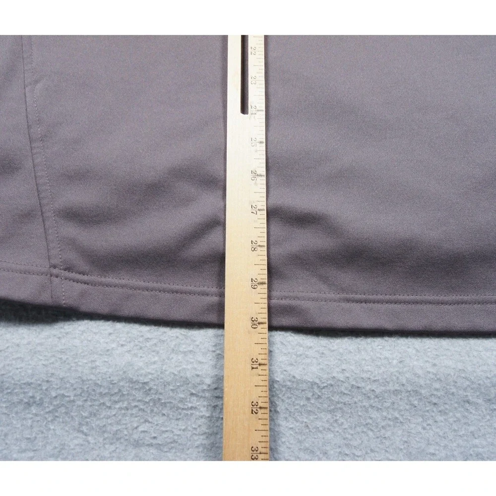 Apple Employee Jacket Mens 2XL XXL Gray Full Zip Fleece Adult Casual Technology